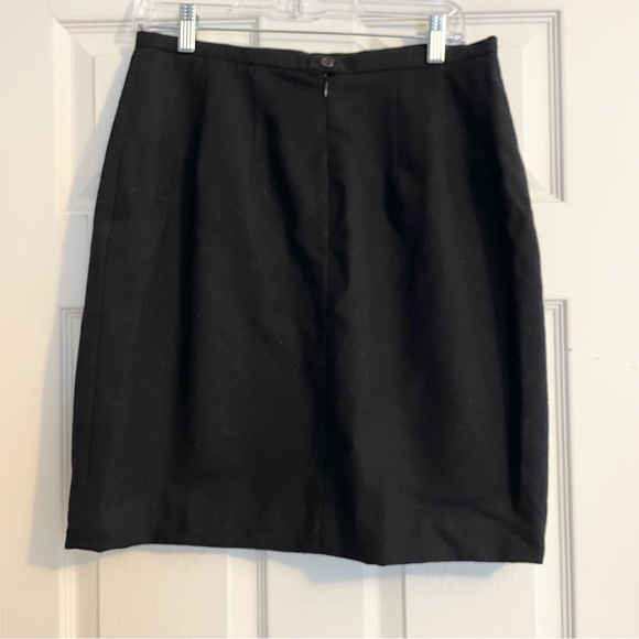 Harve Benard Womens Lined Skirt Black Office Career Size‎ 12 - Picture 4 of 6